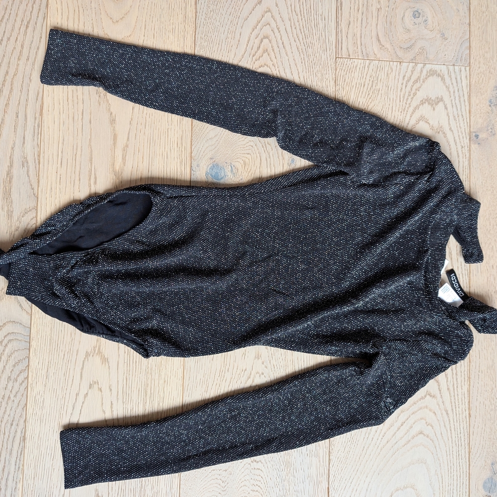 H&M Black Glitter Bodysuit